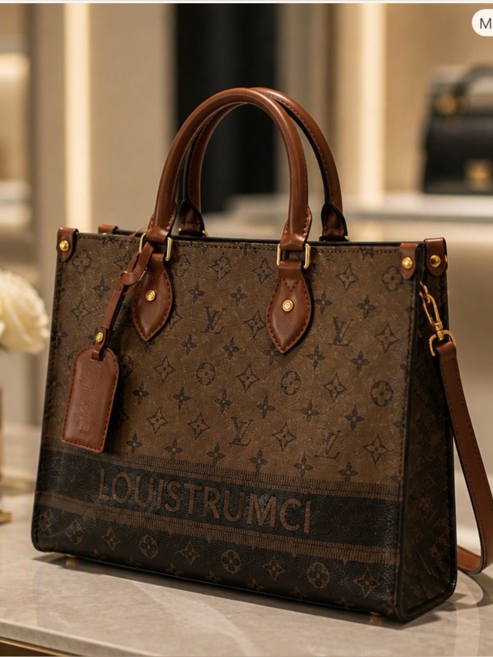 LOUISTRUMCI Monogram Tote Bag